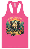 Load image into Gallery viewer, Blaze Your Own Trail Women's Racerback Tank
