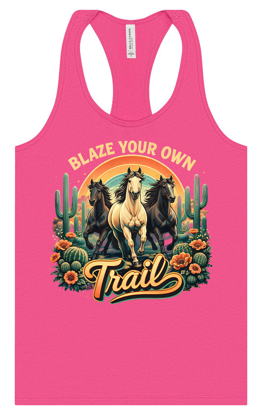 Blaze Your Own Trail Women's Racerback Tank