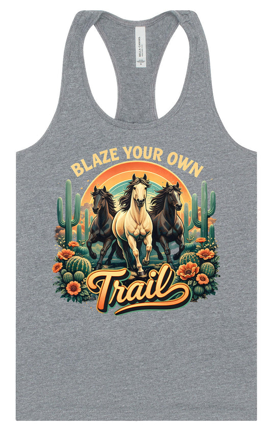 Blaze Your Own Trail Women's Racerback Tank