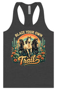 Load image into Gallery viewer, Blaze Your Own Trail Women's Racerback Tank
