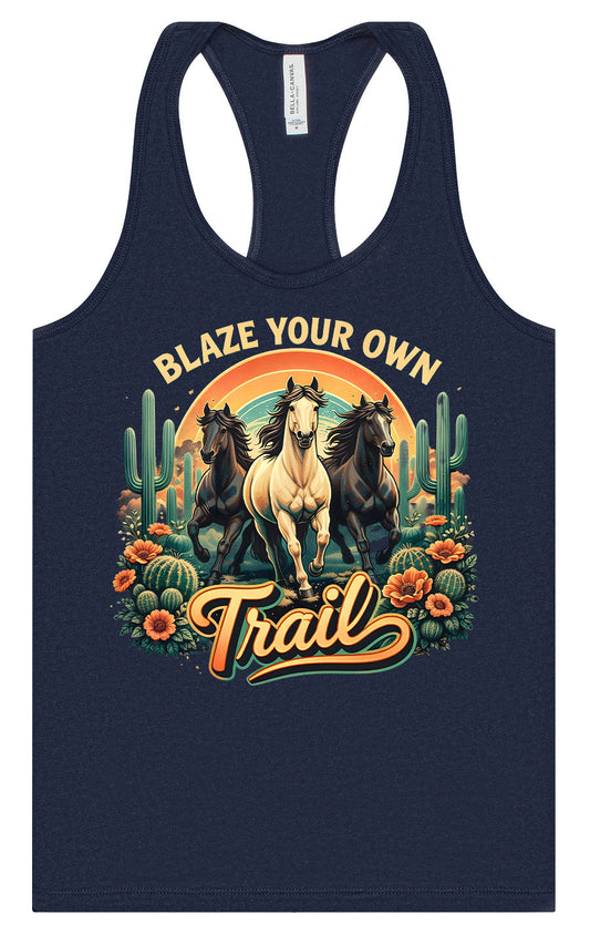 Blaze Your Own Trail Women's Racerback Tank