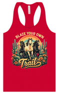 Load image into Gallery viewer, Blaze Your Own Trail Women's Racerback Tank
