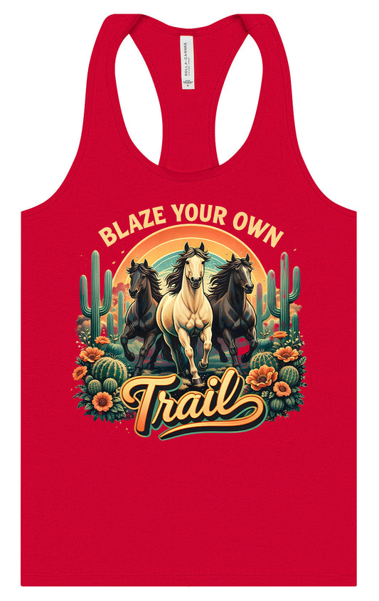 Blaze Your Own Trail Women's Racerback Tank