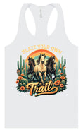 Load image into Gallery viewer, Blaze Your Own Trail Women's Racerback Tank
