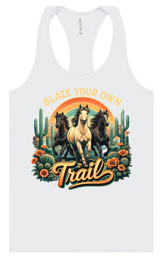 Blaze Your Own Trail Women's Racerback Tank