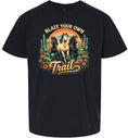 Load image into Gallery viewer, Blaze Your Own Trail Children's Gildan Soft Shirt
