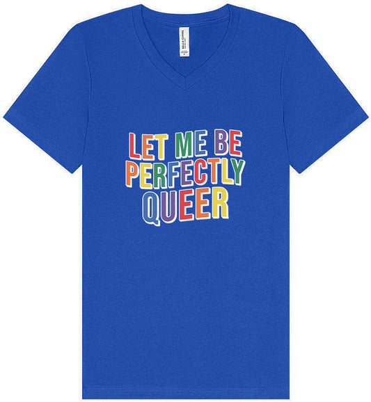 Perfectly Queer Unisex V-Neck Shirt