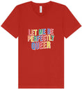 Load image into Gallery viewer, Perfectly Queer Unisex V-Neck Shirt
