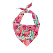 Watermelon Bandana, Floral Bandana, Flower Bandana, Tie Dog Bandana | Spring Bandana | Summer Bandana| Spring Bandanas
