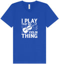Load image into Gallery viewer, That Big Violin Thing Unisex V-Neck Shirt

