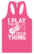 Load image into Gallery viewer, That Big Violin Thing Women's Racerback Tank
