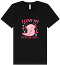 Load image into Gallery viewer, Love My Daughter Alotl Unisex V-Neck Shirt
