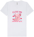 Load image into Gallery viewer, Love My Daughter Alotl Unisex V-Neck Shirt
