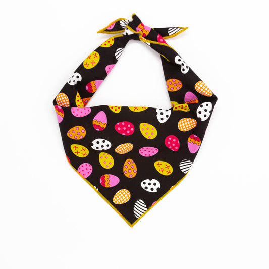 Easter Bandana, Egg Bandana, Spring Bandana, Tie Dog Bandana - Southlake Paws