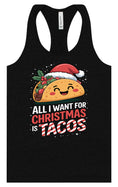 Load image into Gallery viewer, Tacos for Christmas Women's Racerback Tank

