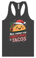 Load image into Gallery viewer, Tacos for Christmas Women's Racerback Tank
