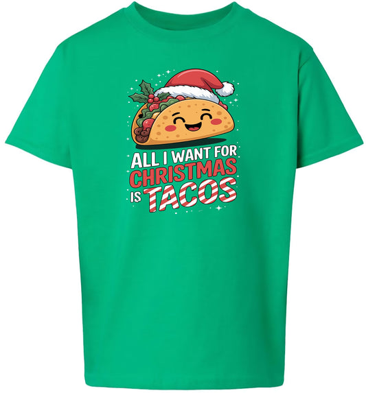Tacos for Christmas Children's Gildan Soft Shirt