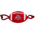Load image into Gallery viewer, Ohio State Buckeyes Football Dog Toy - College Pet Fan Collection
