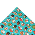 Load image into Gallery viewer, Sushi Dog Bandana | Food Dog Tie Bandana  | Design is facing upwards - Southlake Paws
