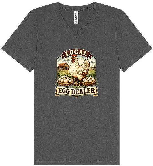 Local Egg Dealer Unisex V-Neck Shirt