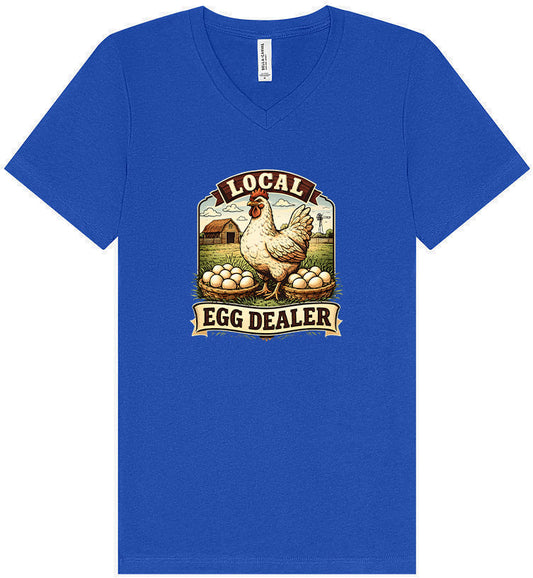 Local Egg Dealer Unisex V-Neck Shirt