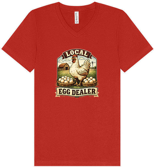 Local Egg Dealer Unisex V-Neck Shirt