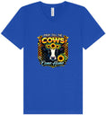 Load image into Gallery viewer, Pray til the Cows Come Home Unisex V-Neck Shirt
