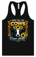 Load image into Gallery viewer, Pray til the Cows Come Home Women's Racerback Tank

