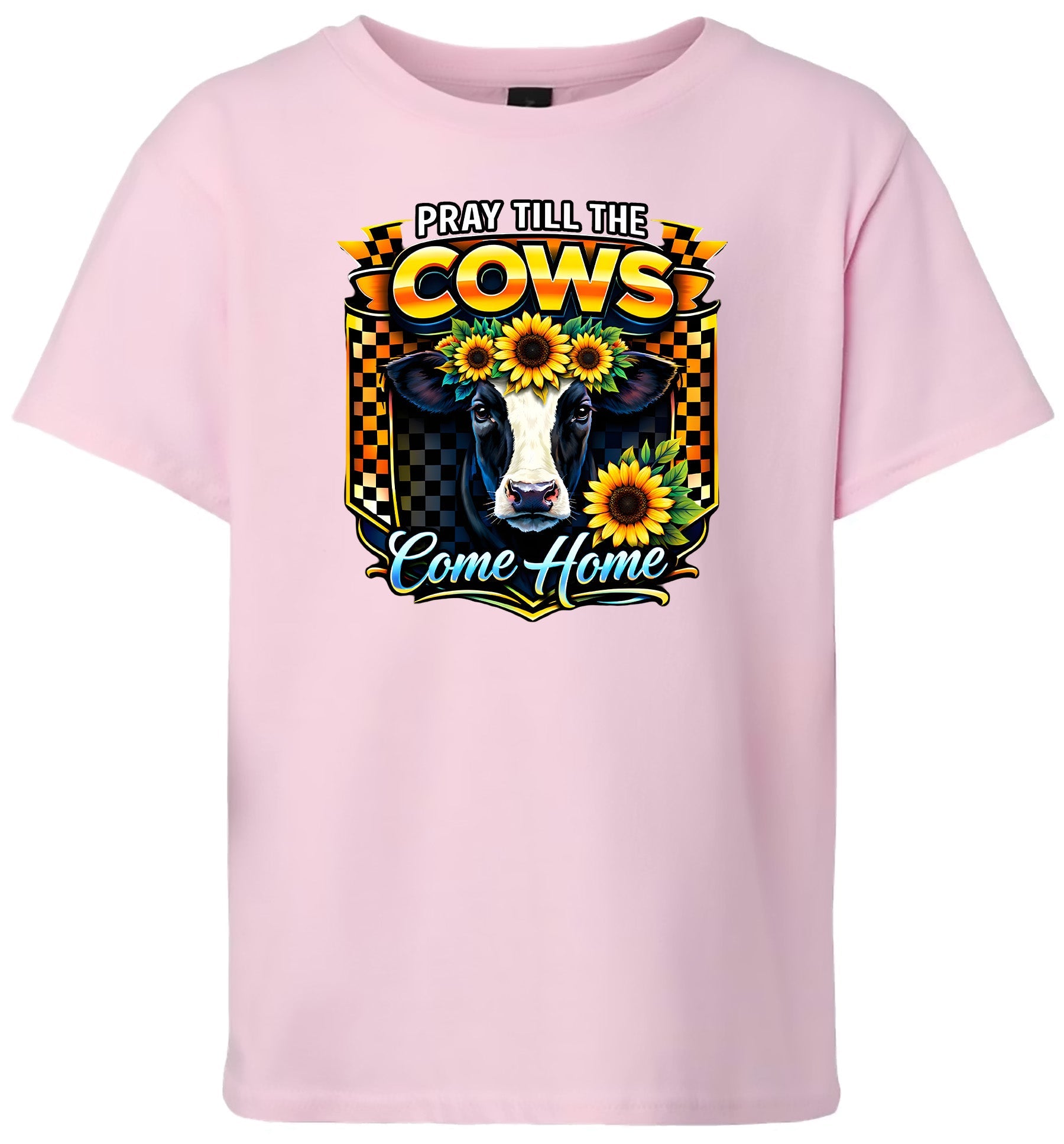 Pray til the Cows Come Home Children's Gildan Soft Shirt