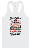 Load image into Gallery viewer, I Murder Vegetables Women's Racerback Tank
