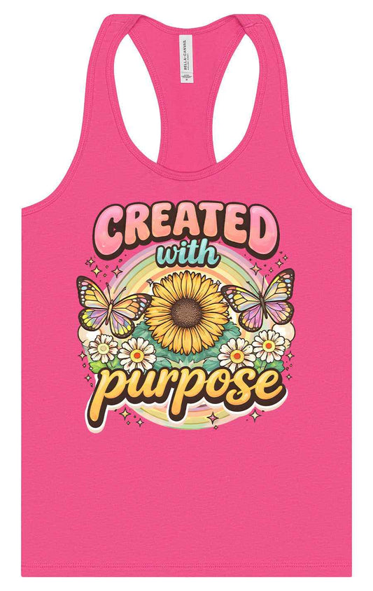 Created with Purpose Women's Racerback Tank