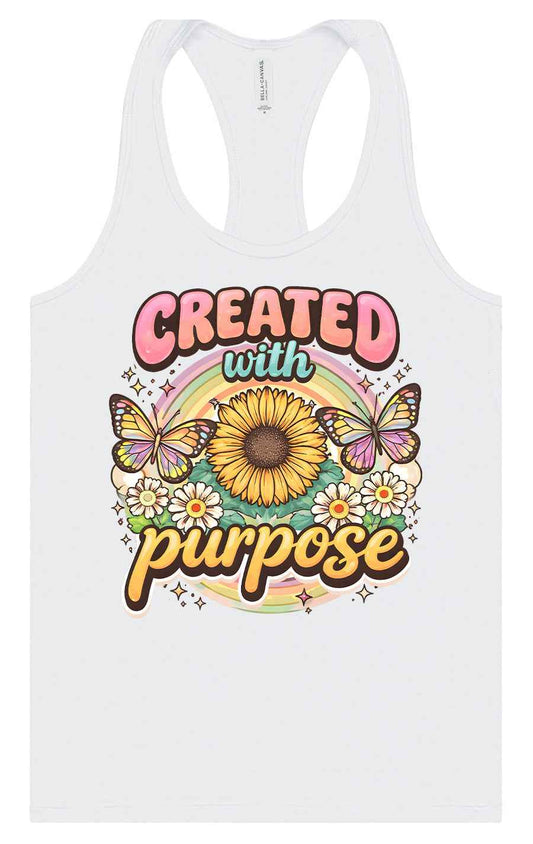 Created with Purpose Women's Racerback Tank