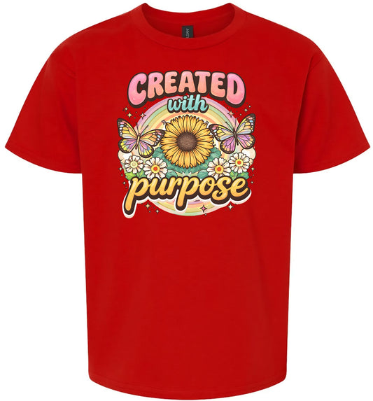 Created with Purpose Children's Gildan Soft Shirt