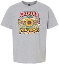 Load image into Gallery viewer, Created with Purpose Children's Gildan Soft Shirt

