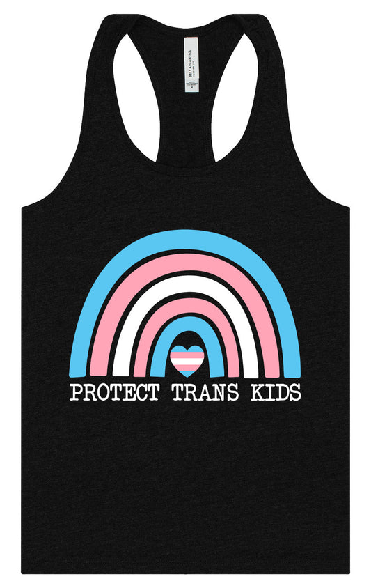 Protect Trans Kids Women's Racerback Tank
