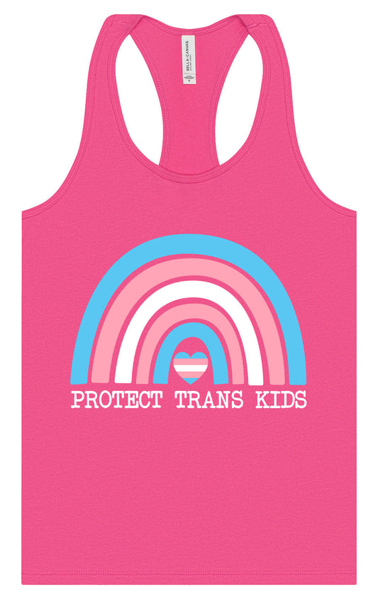 Protect Trans Kids Women's Racerback Tank