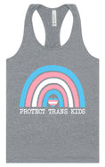 Load image into Gallery viewer, Protect Trans Kids Women's Racerback Tank

