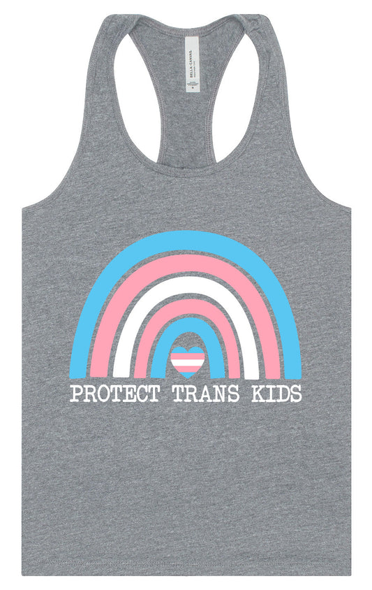 Protect Trans Kids Women's Racerback Tank