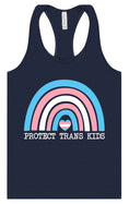 Load image into Gallery viewer, Protect Trans Kids Women's Racerback Tank
