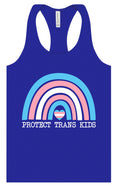 Load image into Gallery viewer, Protect Trans Kids Women's Racerback Tank
