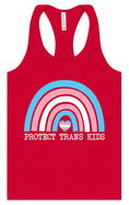 Load image into Gallery viewer, Protect Trans Kids Women's Racerback Tank
