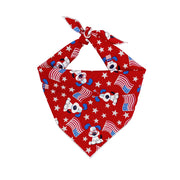 Patriotic Bandana |  Memorial Day Bandana | USA | American Flag Bandana | 4th of July
