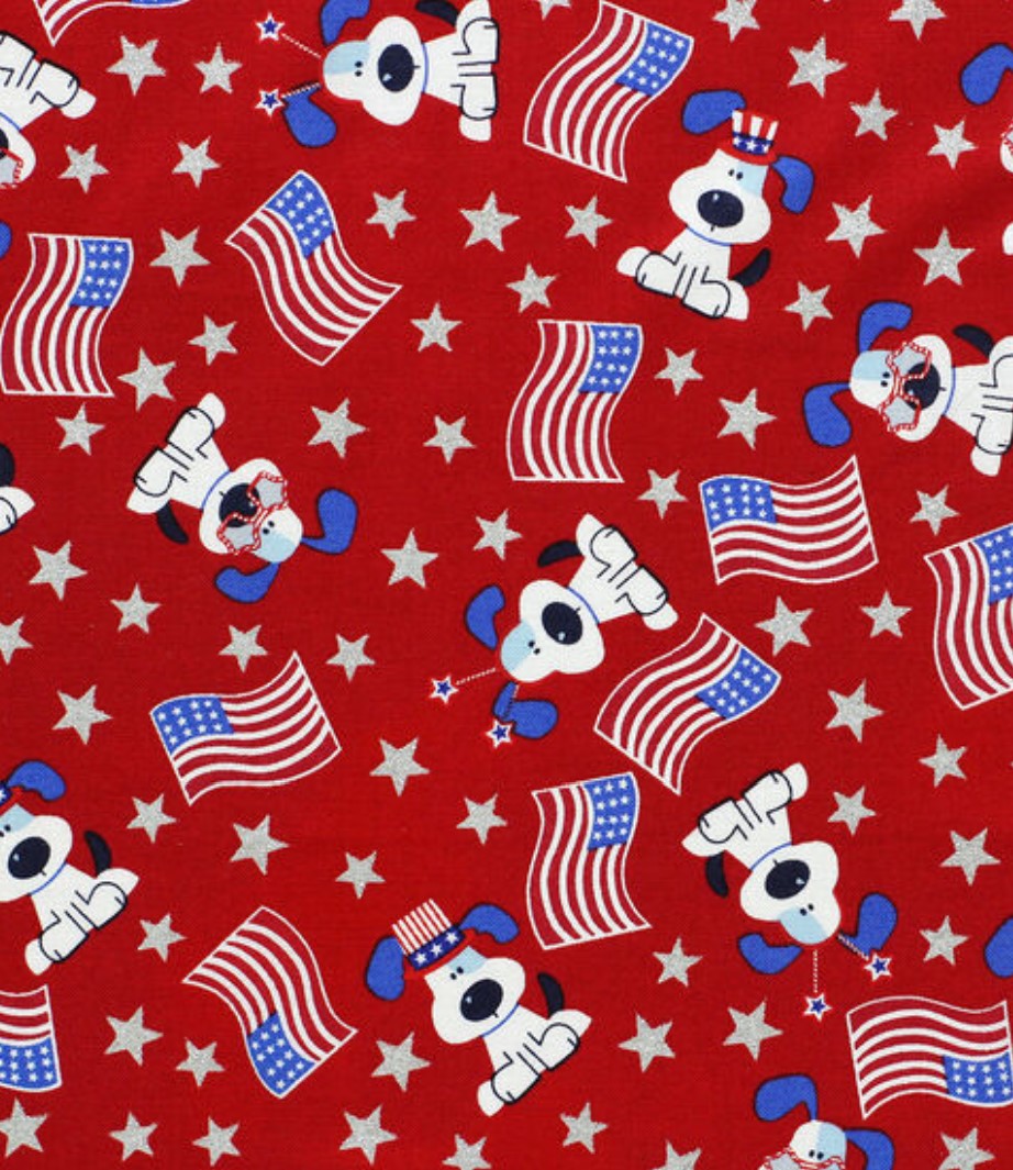 Patriotic Bandana |  Memorial Day Bandana | USA | American Flag Bandana | 4th of July - Southlake Paws