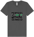 Load image into Gallery viewer, Mermaids Smoke Seaweed Unisex V-Neck Shirt
