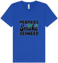 Load image into Gallery viewer, Mermaids Smoke Seaweed Unisex V-Neck Shirt
