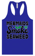 Load image into Gallery viewer, Mermaids Smoke Seaweed Women's Racerback Tank
