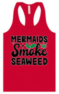 Load image into Gallery viewer, Mermaids Smoke Seaweed Women's Racerback Tank
