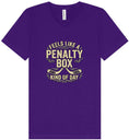 Load image into Gallery viewer, Penalty Box Kind of Day Unisex V-Neck Shirt
