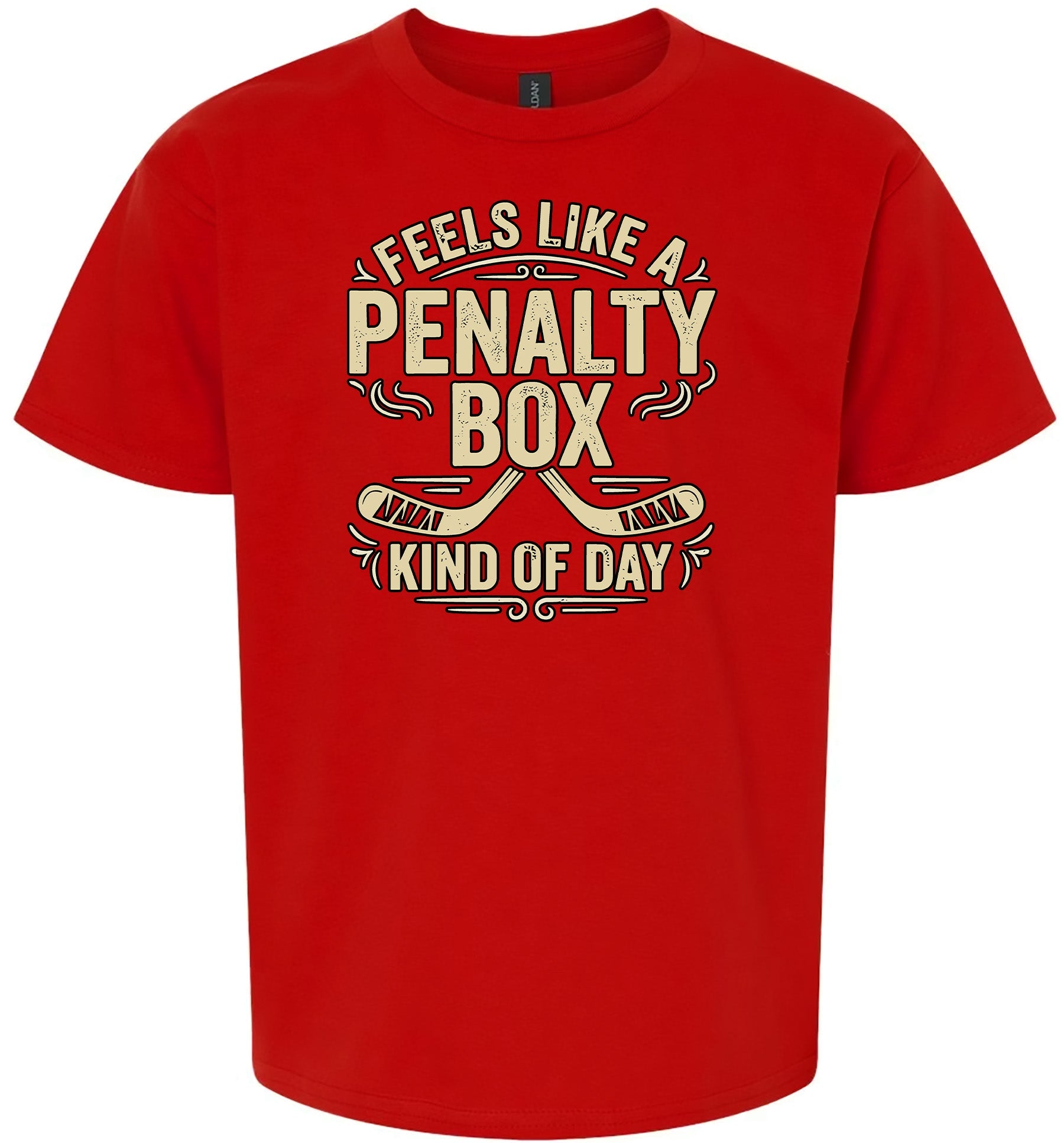 Penalty Box Kind of Day Children's Gildan Soft Shirt