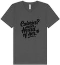 Load image into Gallery viewer, Calories Never Heard of Her Unisex V-Neck Shirt
